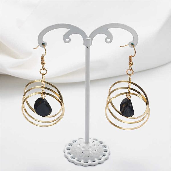 Dungle Chandelier Pentientes Aretes Küpe Küpe Küpe Moda Kadın Kişiliği Abartılı Uzun Kore Mizaç Basit Püsküller Büyük G230313