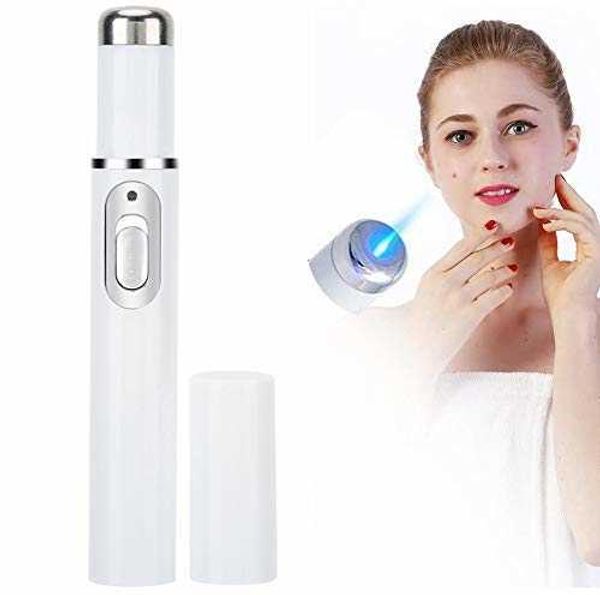 Removedor de luz azul caneta de caneta eletrônica de face caneta caneta reparando a máquina de beleza para manchas escuras de elasticidade, aperto facial ideal