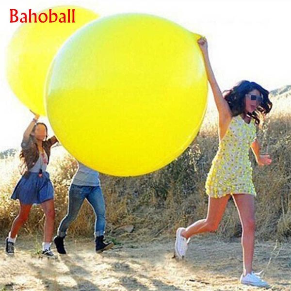 Partydekoration 1 Stück 36 Zoll 90 cm große klare Luftballons Latex Heliumballons Hochzeitsdekoration Aufblasbare Luftbälle Happy Birthday Party Supplies Y2303