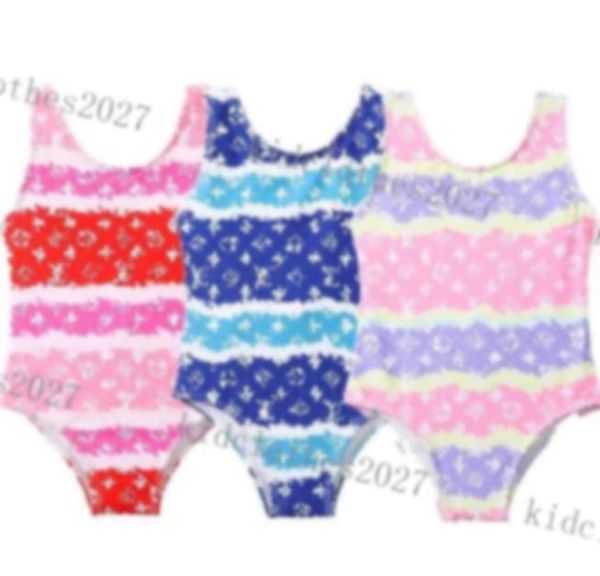 2023 Kinder Einteiler Bademode Designer Mode Badeanzug Mädchen Baby Badeanzug Textil Sommer Bademode Bikinis Set Badekleidung Schwimmbikini Badeanzüge