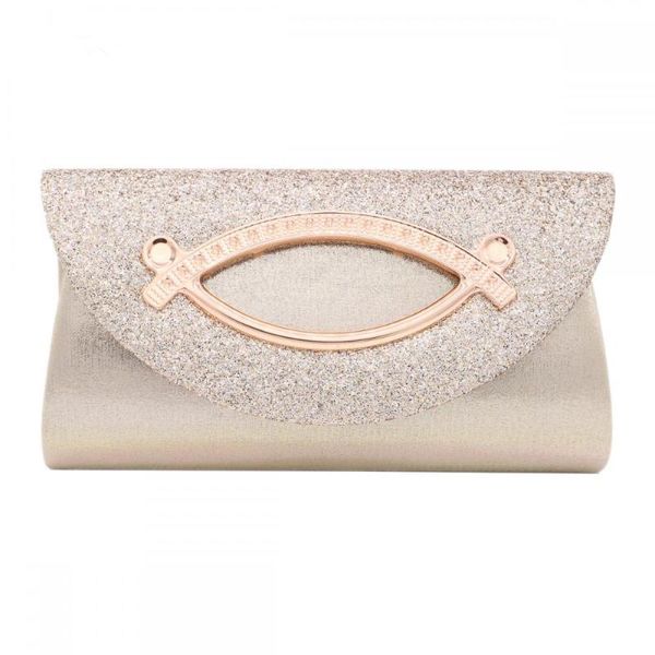 Abendtaschen Frauen Clutch Bag Diamant Pailletten Weibliche Kristall Tag Hochzeit Geldbörse Party Bankett Schwarz Gold Silber ClutchesEvening