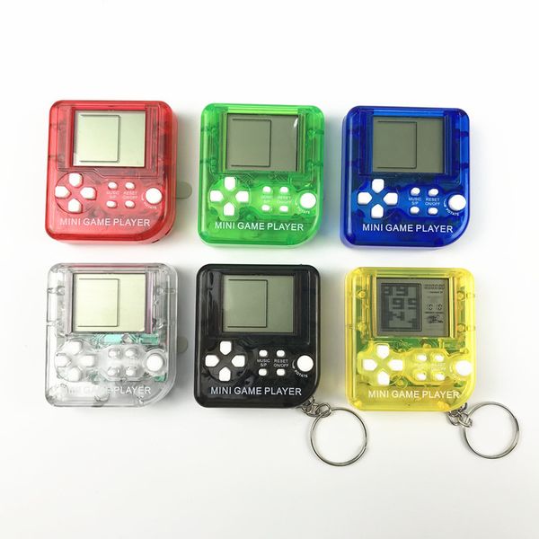 Mini Handheld Portable Game Players Retro Game Box Box встроенный в 26 игр -контроллер мини -видеоигры консоли ключ подвесная игрушка DHL бесплатно