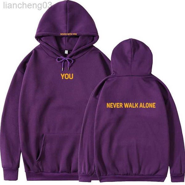 Masculino coreano kpop hoodies homens mulheres bann meninos J-HOPE suga rm jimin streetwear topos moda quente escuro roxo homem moletom com capuz w0313