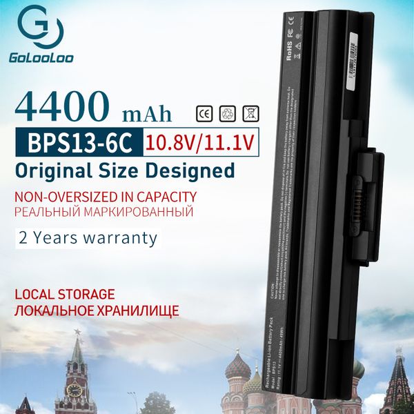 4400 мАч Новая батарея для Sony BPS13/B BPS13/Q VGP-BPS13B/B VGP-BPS13A/B VGN-AW71JB VGN-AW80NS VGN-AW82DS