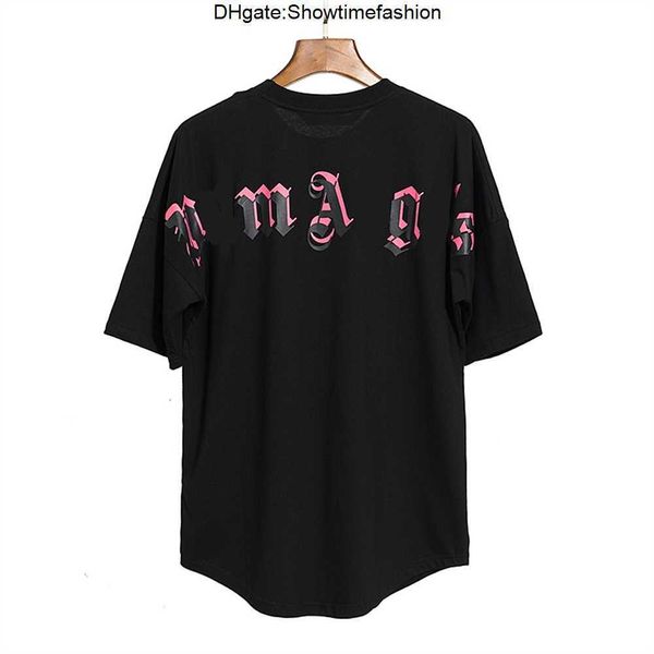 Camiseta masculina tshirt palmstyngel city designer limitado altos altos de qualidade graffiti letra imprimindo veleiro feminino gs0l