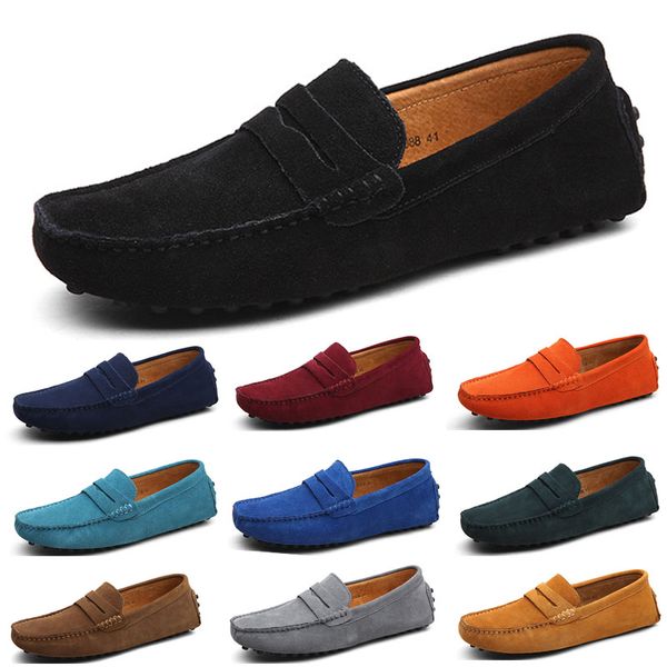 Freizeitschuhe für Herren, Espadrilles, dreifach schwarz, marineblau, braun, weinrot, taupe, himmelblau, burgunderrot, Herren-Sneaker, Outdoor, Joggen, Gehen, Größe 40–45, 75