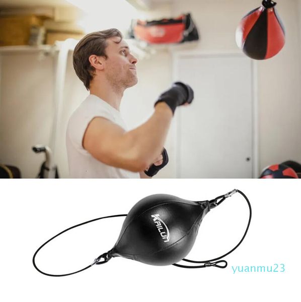 Punchingbälle, hochwertiges Design, Pu-Leder, Birnen-Boxsack, Reflex-Geschwindigkeit, Fitness-Training, doppelseitig, 2211304188040 116