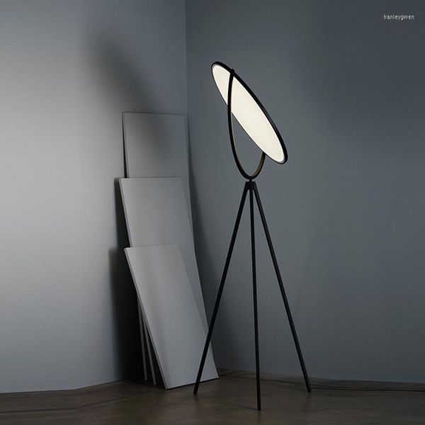 Stehlampen Moderne schwarze Kunst LED Wohnzimmer Esszimmer Beleuchtung Dekor Glanz Lichter Innen Schlafzimmer Arbeitszimmer Leuchte