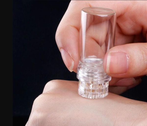 Accessori Ricambi Hydro Micro Aghi Applicatore Bottiglia di vetro Siero Pelle Riutilizzabile Ringiovanimento Antietà Microneedle