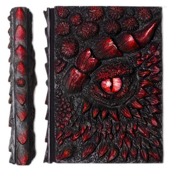 Vintage Retro Тема 3D Dragon Blank Paper A5 Book Book 150x40x195mm Creative Relief Leverse Cover Dist