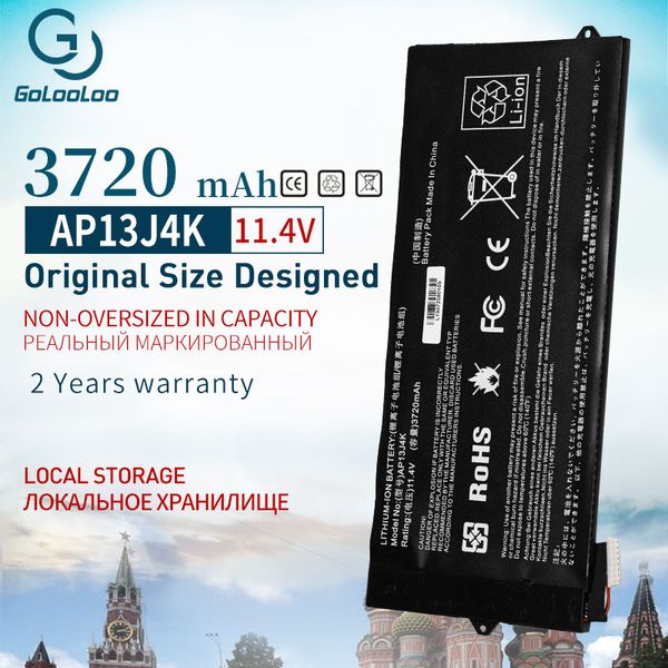 11.4V 3720 MAH AP13J4K AP13J3K Батарея для ноутбука для Acer Chromebook C720 C720p C740 C720-2844 C740-C5U9 ZU12029-13020