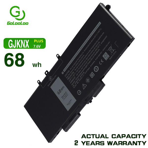 Bateria de laptop GJKNX para Dell Latitude E5480 5580 5490 5590 Para Dell Precision M3520 M3530 GD1JP 7.6V 68WH