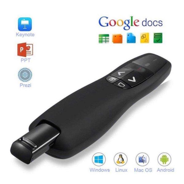 R400 USB Wireless Presenter Roter Laserpointer PPT-Fernbedienung Zeigerstift für PowerPoint-Präsentationssprache