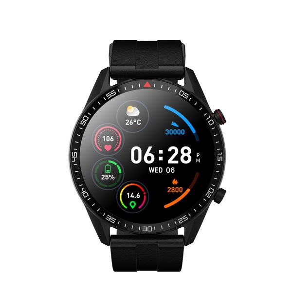 Yezhou2 Bluetooth Sports Touch Screen Smart Watch GPS Pedômetro Freqüência cardíaca Pressão arterial Monitoramento do sono Smartwatches Smartwatches para mulher