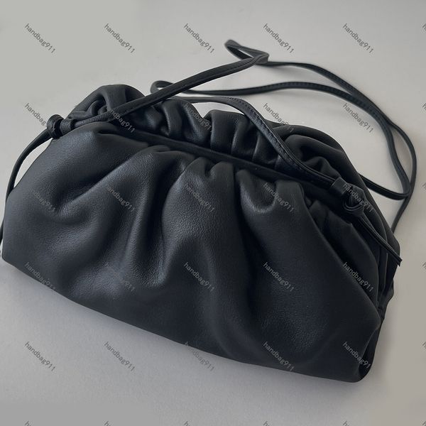 Luxus-Designer-Umhängetasche, modisch, Wolkenform, weiches Kalbsleder, Umhängetasche, Damen-Clutch, kleine Umhängetasche, echtes Leder, Handtasche für Frühling und Sommer