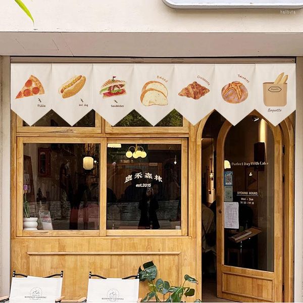 Занавес японская полуполова, стиральная милая дорожая кухонная перегородка короткая дверная кофейня ресторан подвесные шторы