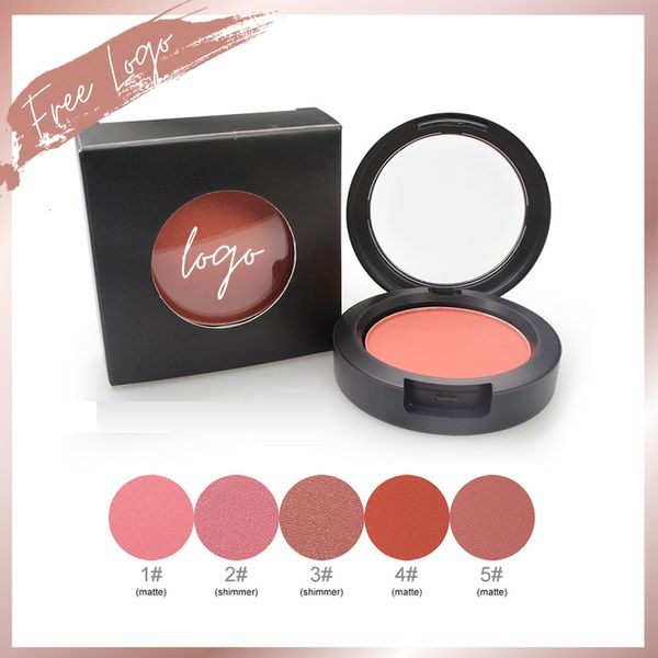 Outra maquiagem de maquiagem Private Rótulo Impresso Matte Blush Paleta Luz de acabamento suave Contour Soft Contour Friendly Friendly Facurers 230314