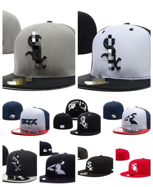 Chapéus de designer de moda Chapéu ajustado Snapbacks Todo o logotipo da equipe basquete Letra ajustável Bonés de sol Esportes bordados ao ar livre Algodão Cheio de gorros fechados Chapéu de couro