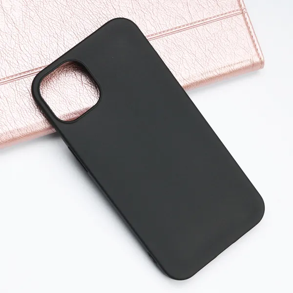 Caixa de telefone TPU macio preto fosco para iPhone 14 13 12 Pro 11 xr xs max 7 8 mais proteção contra proteção contra proteção