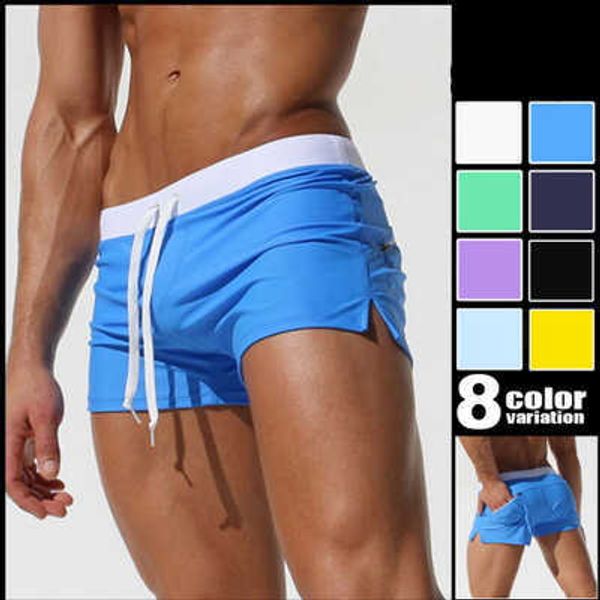 Мужские купальники Новые купальники Мужчины летние купальники Maillot de Bain Boy Swimsuits Boxer Shorts Swim Trunk