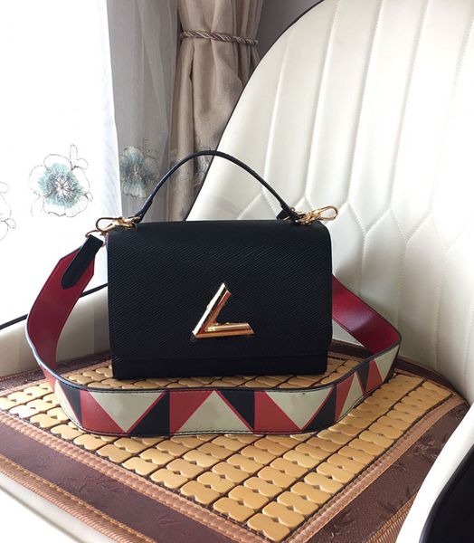 Дизайнерская дизайнерская сумка сумки на плече высококлассной сумочка черная сумка с крестом для модного кошелька