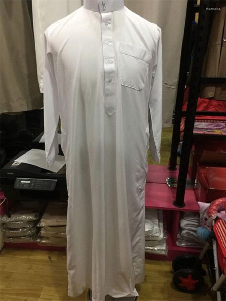 Etnische kleding Ropa Hombre Musulman De Mode Mannen Abaya Moslim Mode Jurk Pakistan Islam Abaya Gewaad Saoedi-Arabië Kaftan Y1168