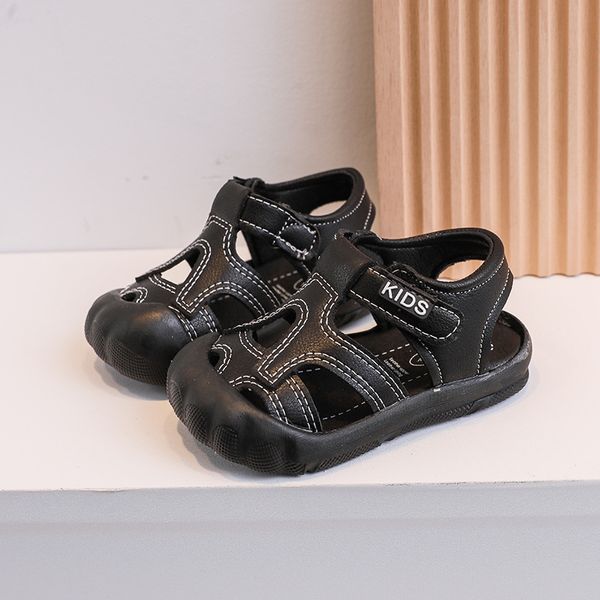 First Walkers Baby-Sandalen mit weichem Boden, rutschfest, rutschfest, Baotou-Kleinkindschuhe, Amoi-Kinder-Strandschuhe, atmungsaktiv, 230314