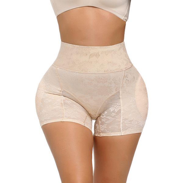 Taillen-Bauch-Shaper, Spitzenform-Höschen, Taillentrainer, Butter-Lift, Gesäß, Hüftverstärker, Slips, Shapewear, Booty-Lifter, gefälschter Arsch, Booty-Pad-Kontrolle, 230314