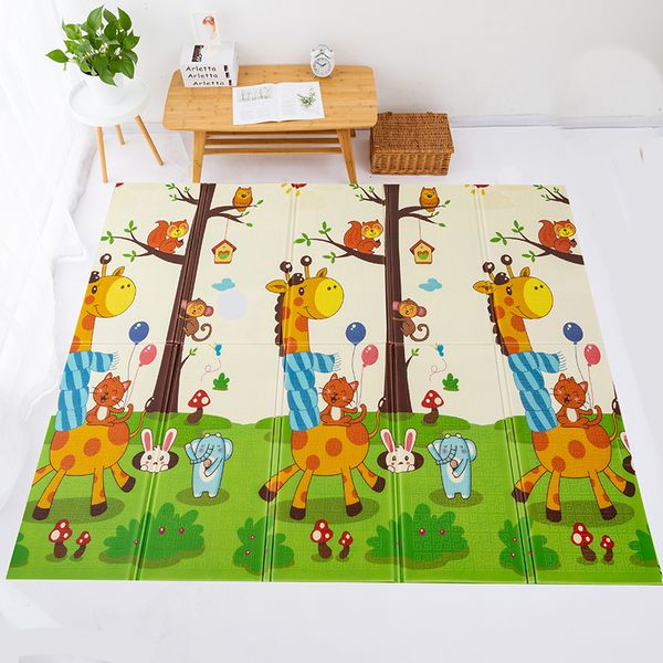 Jogar tapetes dobráveis ​​Baby Play Mat Playmats Playmats Brinquedos de quebra