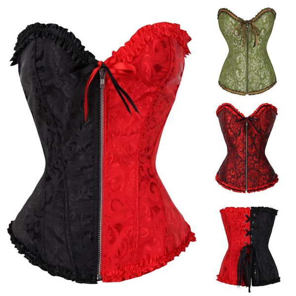 Intimo elasticizzato e modellante da donna Corsetto overbust Bustini Perdita di peso Steampunk Allenatore in vita Lingerie sexy Fajas Reductoras Y Modeladoras Mujer