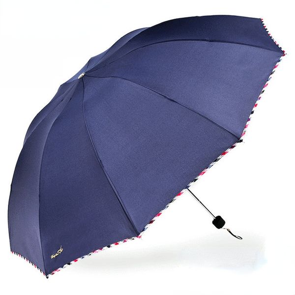 Regenschirme Durchmesser 112 cm, Doppelter Regenschirm, Business, groß, doppelt, 10 Skelette, 3 Falten, Regenschirm, faltbarer Sonnenschirm, Regenschirm, Paradies-Regenschirm, 230314