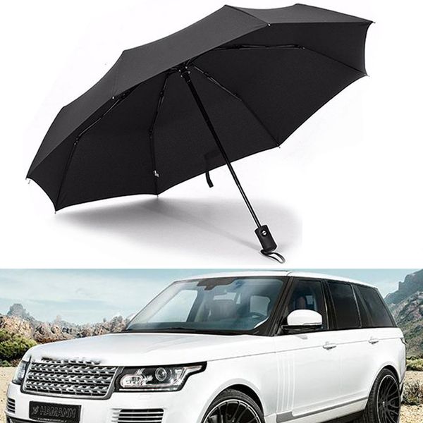 Regenschirme Regenschirm Auto für Land Rover Business Outdoor Styling Bumbershoot faltbar Status Sonnenschirm winddicht Auto Zubehör 230314