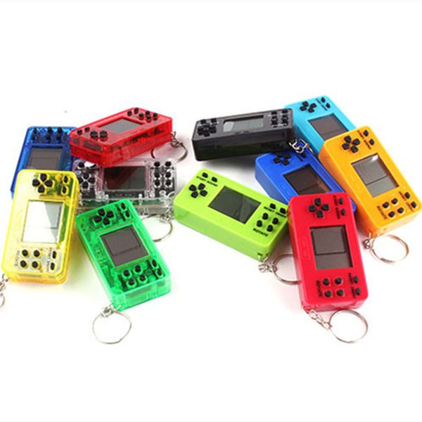 Mini giocatori di giochi portatili portatili Retro Game Box Keychain 26 in 1 Controller di giochi Host Mini console per videogiochi Key Hanging Toy DHL