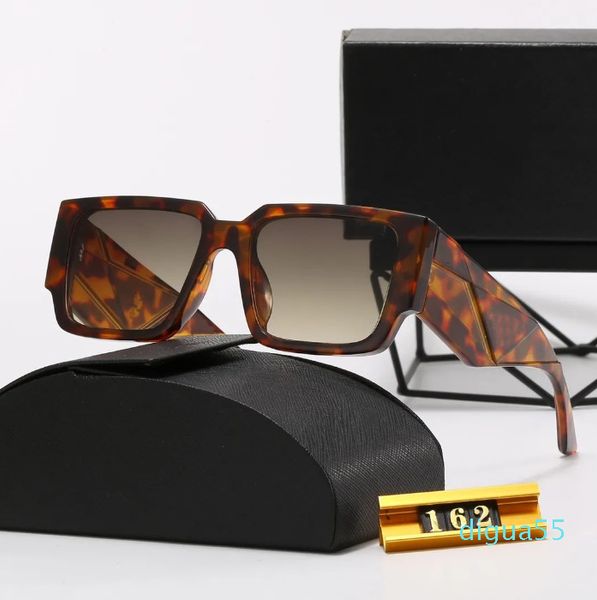 Óculos de sol por atacado-designers Óculos clássicos Óculos de óculos de leopardo de óculos de luxo da marca de luxo Blue Blue Black Gift Caixa de sol dos óculos de sol Ladies Menis Modelos unissex trave