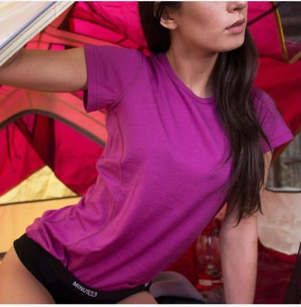 Женская футболка женская мериновая шерстяная футболка с короткими рукавами рядом с кожными базовыми топами