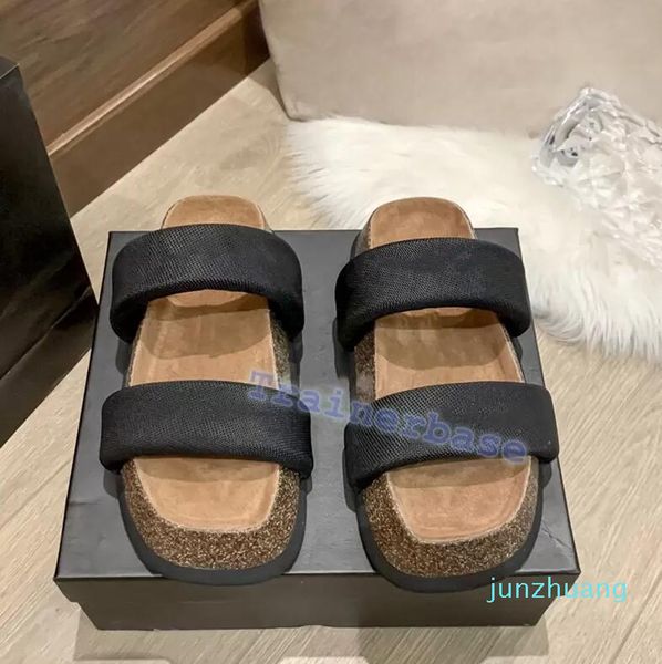 0101 Flippers Alexander Bordado logotipo Ronan Slide Sandals Beach Men Branco Mulheres Designer Slides Aw Shop Summer Shoes Us 5-10