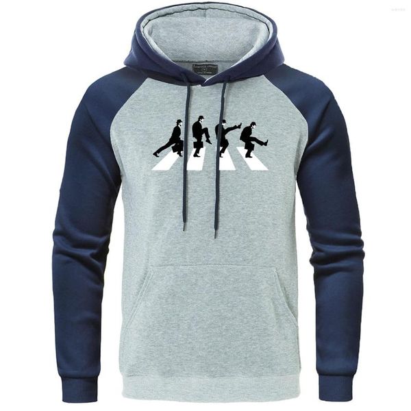 Herren Hoodies Monty Python The Ministry Of Silly Walks Lustiges Hip Hop Herren Raglan Sweatshirt Herbst Fleece Streetwear Herren Warmer Pullover