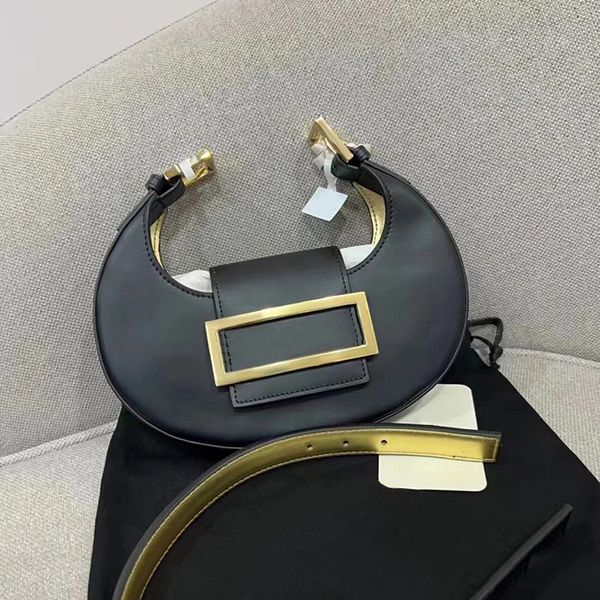 Borsa a tracolla da palestra Plain Cookie Borsa sotto le ascelle Borse da donna da uomo Borsa a mano a mezzaluna da vacanza firmata Luxury lady Mini pelle liscia Borse a tracolla staccabili