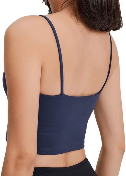 Yoga Outfit Reggiseni sportivi per donna Tuta ad asciugatura rapida Imbottito antiurto Allenamento Crop Push Up Top Canotta Reggiseno Fitness Corsa Palestra