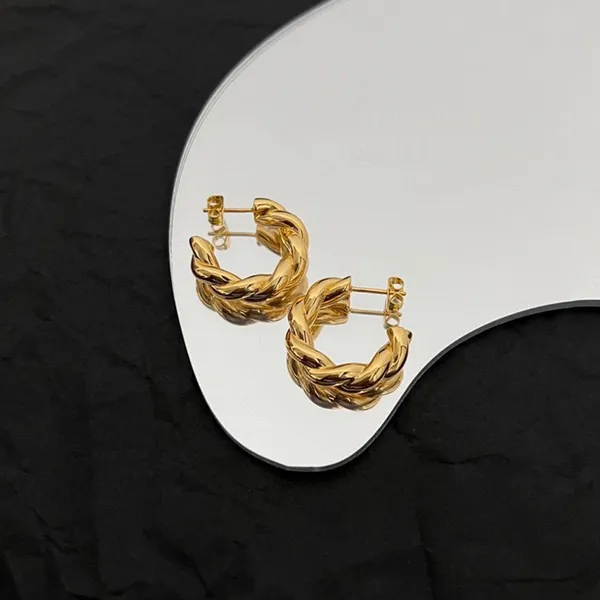 BOTIEGA Rope-Serie Ohrringe Designer-Ohrstecker baumeln für Damen Vergoldet 18K Mode offizielle Reproduktionen im klassischen Stil Jubiläumsgeschenk 049