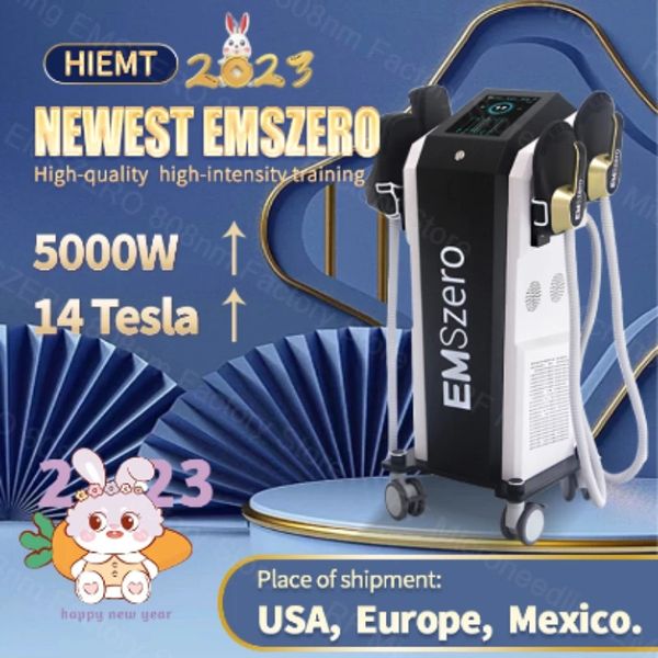 HF-Ausrüstung Bestseller Neo DLS EMSLIM Nova 13 Tesla mit 4 NEO-Griffen und Pelvic Stimulation Pads Optional Emszero-Maschine