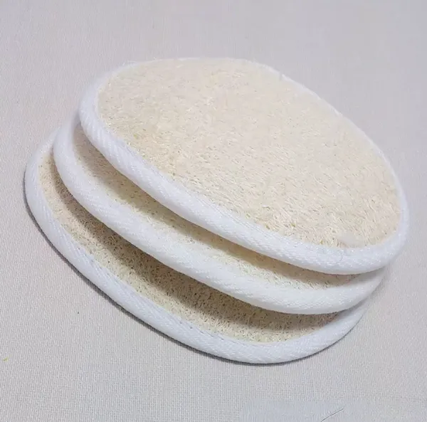 2017 Loofah Natural Luffa Pad Corporar Esfoliação Esfoliação Tombo de banho Spa de banho de banheira de esponja Acessórios para a pele lisa limpa