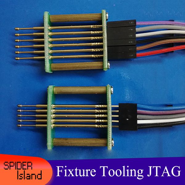 DIY Burning Test Kit Programmierung Download Burning Hand Pressed PCB Test Inspection Fixture Tooling JTAG 3-6pin 2,54 mm / 2,0 mm