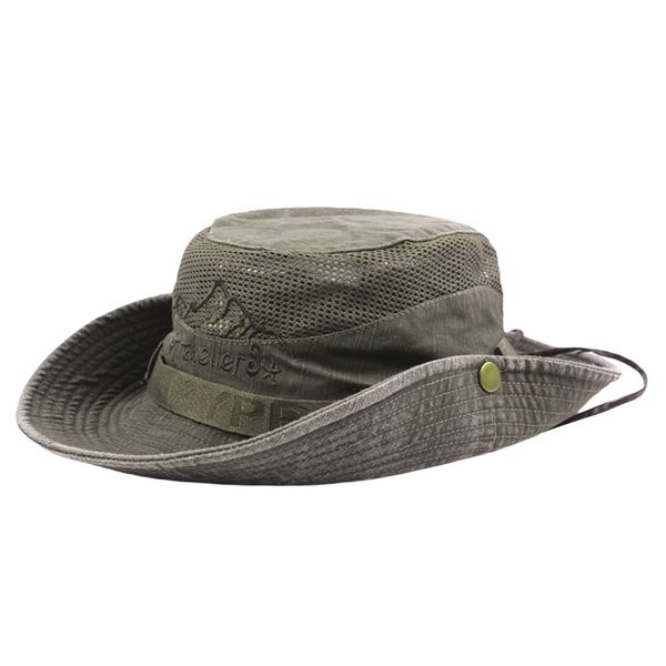 Шляпа шляпы с широкими кражами ковша шляпы Douhoow Летние мужчины ковш