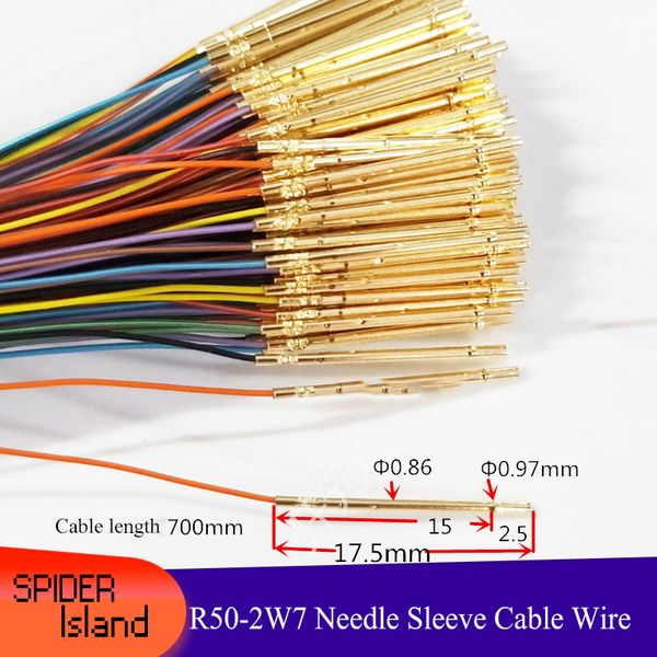 Sonda Teste de manga da agulha Tampa de agulha R50-2W7 Kit de agulha de teste P048 Diâmetro com fio 70cm