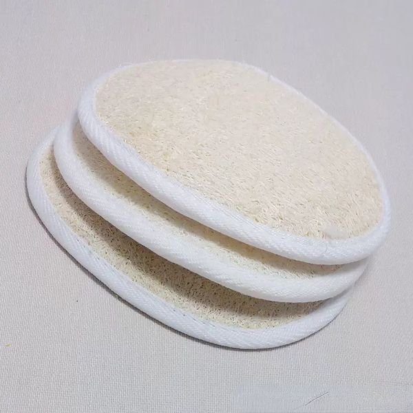 Commercio all'ingrosso Luffa Naturale Luffa Pad Corpo Pelle Esfoliazione Scrubber Bagno Doccia Spa Spugna accessori da bagno Pelle Liscia Pulita