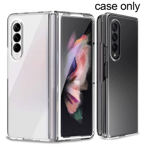 Moda Ultra Ultra Gross Chefe de Silicone à prova de choque para Samsung Galaxy Z Fold 4 Caso de proteção contra lentes da capa traseira