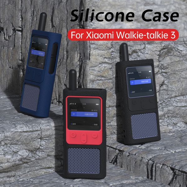 Caso para Xiaomi mi mijia walkie talkie 3 capa acessórios de protetor de silicone