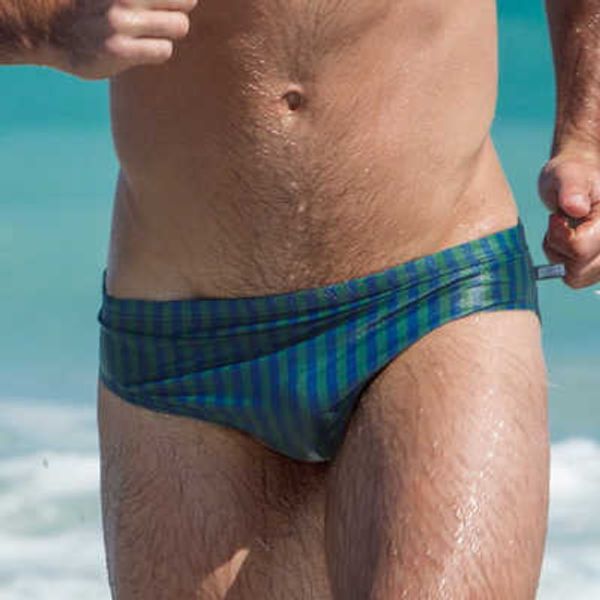 Herren-Bademode, Strand, sexy Mann, niedrige Taille, zum Schwimmen, enge Push-up-Pad-Badehose, Sport-Slip, Badebekleidung, niedrige Taille, Gay Beach Short, heißer Verkauf, Sommer, L230314