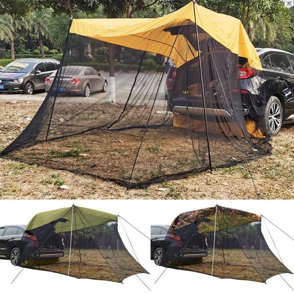 Auto Parasole 2023 Riparo Ombra Campeggio Laterale Roof Top Tenda Tenda Impermeabile UV Portatile Automobile Sul Tetto Pioggia Baldacchino